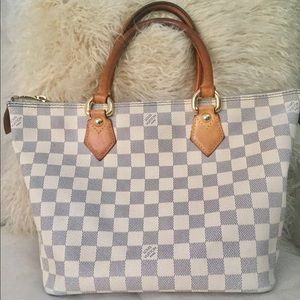 Louis Vuitton Saleya Damier Azur Bag